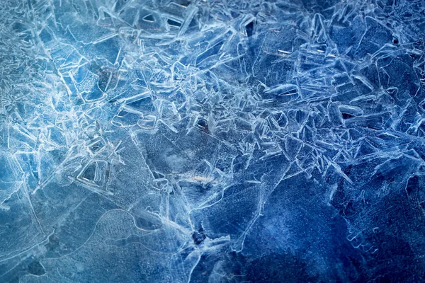 Photo background frozen ice — Stock Photo, Image