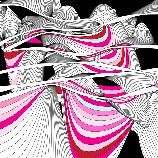 Fondo vectorial moderno abstracto con ondulado — Archivo Imágenes Vectoriales