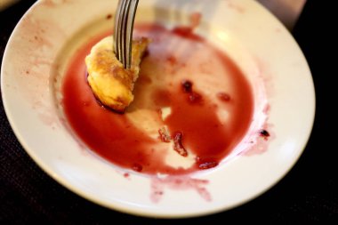 Fotoğraf arkaplan makro cheesecake