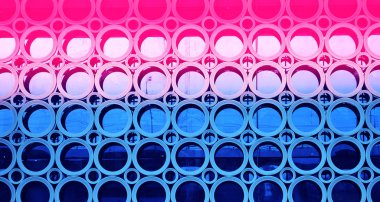 Fotoğraf makrosu cam, modern mimari yapılar.