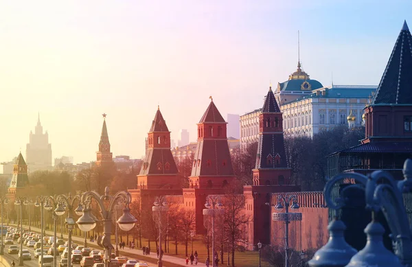 Moskova Kremlin 'in güzel manzarası — Stok fotoğraf