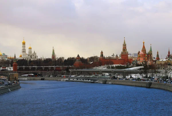 Beautiful landscape photos of the Moscow winter Kremlin — Stock Photo, Image