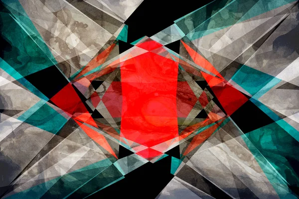 Abstrakt bakgrund med geometriska objekt — Stockfoto
