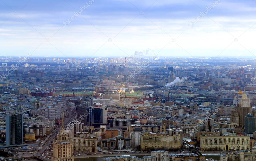 Photos of beautiful Moscow sights from above