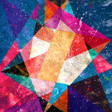 Soyut retro suluboya arkaplanı