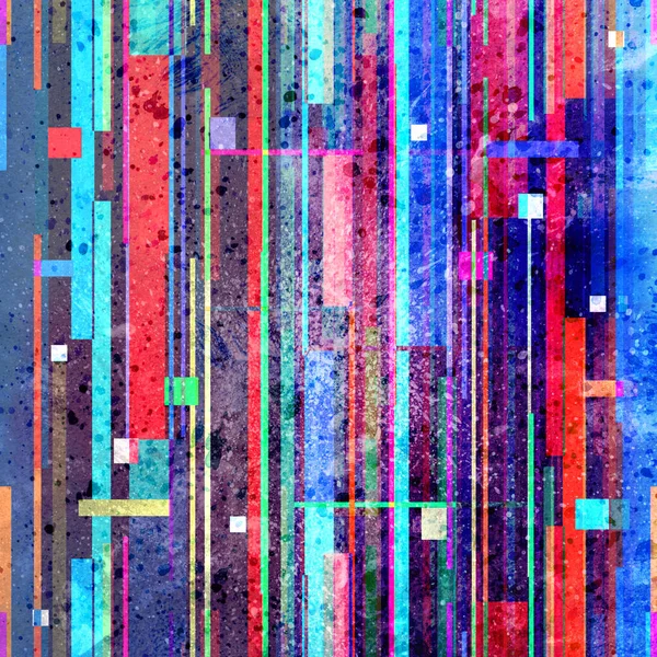 Akvarell Retro Färg Abstrakt Geometrisk Bakgrund Ett Exempel För Utformningen — Stockfoto