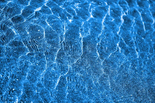 Blue Transparent Background Photo Sea Water — Stock Photo, Image