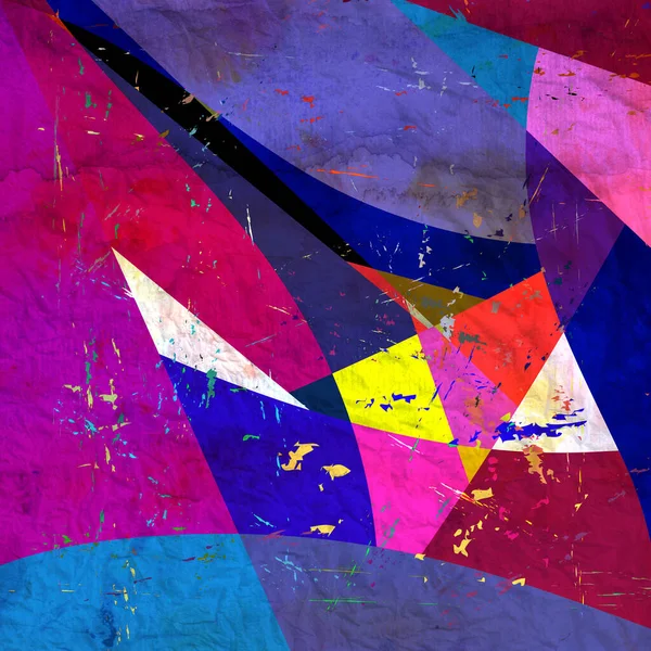 Акваретро Цвет Абстрактного Геометрического Фона Пример Дизайна Плакатов Открыток — стоковое фото