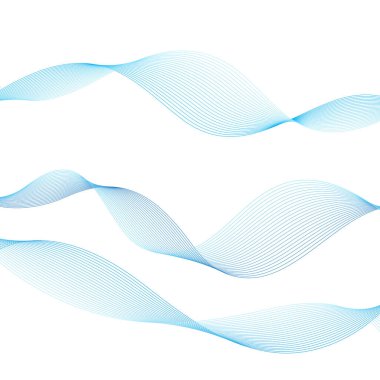 Farklı dalga ve çizgilerle güzel bir arkaplan tasarımı