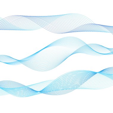 Farklı dalga ve çizgilerle güzel bir arkaplan tasarımı