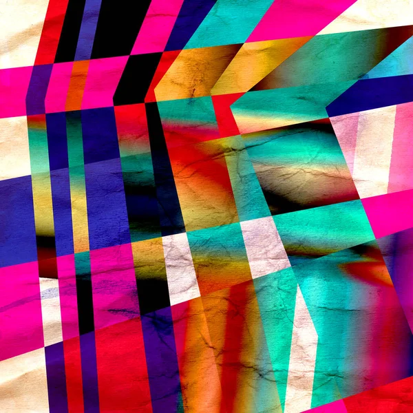 Akvarell Retro Färg Abstrakt Geometrisk Bakgrund Ett Exempel För Utformningen — Stockfoto
