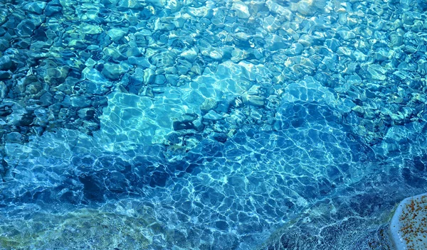 Macro foto de uma bela águas transparentes — Fotografia de Stock