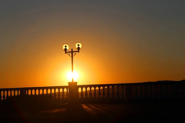 Sunset Sea Lantern — Stock Photo, Image