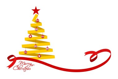 düz chistmas ağaç.