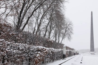 Kışın karlı gün 