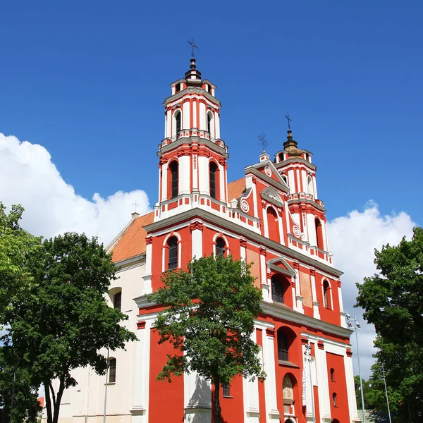 Iglesia de Santiago y Felipe En Vilna, Lituania —  Fotos de Stock