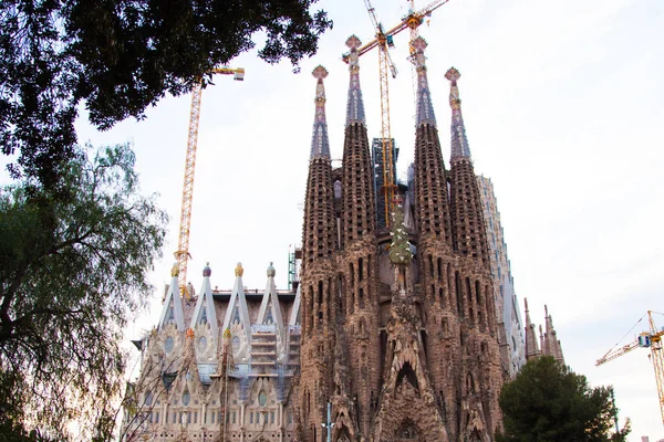 Templo Expiatori Sagrada Familia Barcelona España — Foto de Stock
