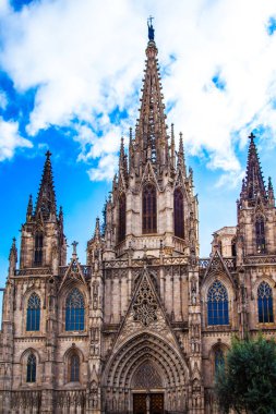 Barselona 'daki katedral cephesi