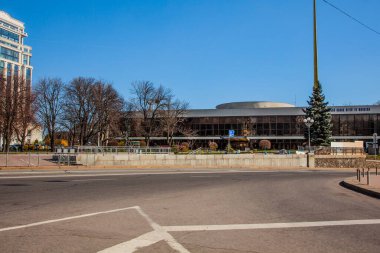 KVIV, UKRAINE Nisan 5, 2020: Kiev 'deki Glory Square