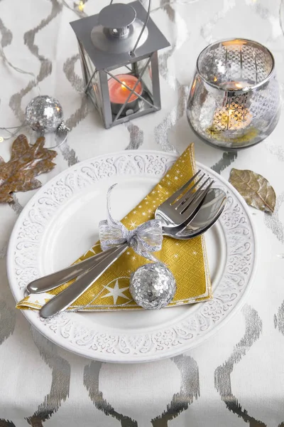 Noel tatili için Festival Tablo ayarı