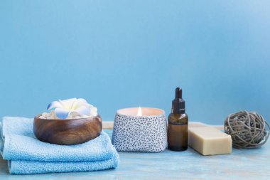 Spa ayarı natürmort kopya alanı ile