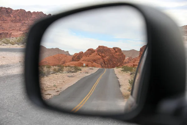 Reflection of a trip in USA — Stock Photo, Image