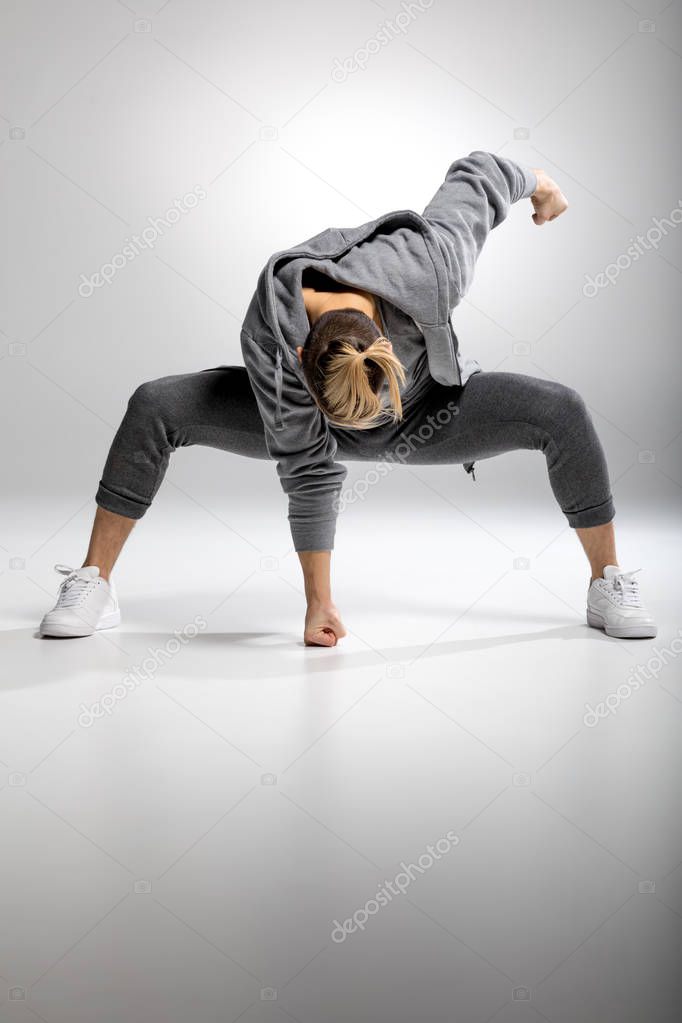 Young dancer posing