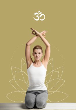 Yoga yapan kadın