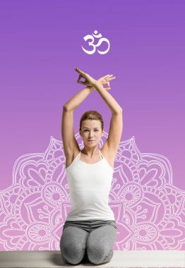 Yoga yapan kadın