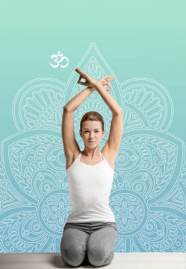 Yoga yapan kadın