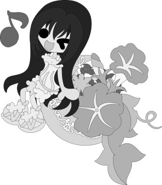 Sevimli kız ve sabah zafer