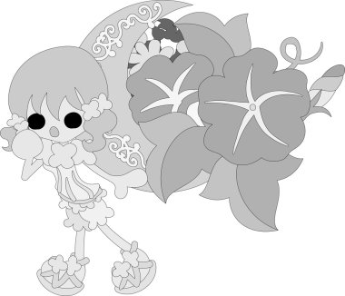 Sevimli kız ve sabah zafer