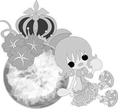 Sevimli kız ve sabah zafer