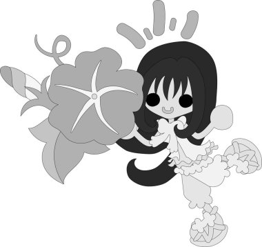 Sevimli kız ve sabah zafer