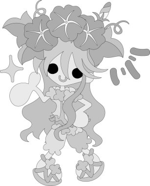 Sevimli kız ve sabah zafer