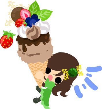 Çikolatalı tatlılar, tatlı çizim