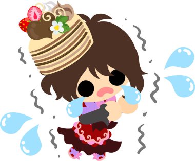 Çikolatalı tatlılar, tatlı çizim