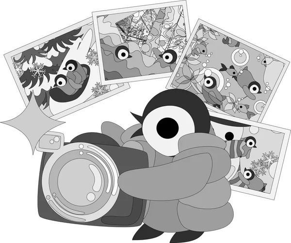 Güzel penguen bebekler, çizim