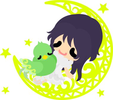 Küçük kızlar ve gizemli kuşlar