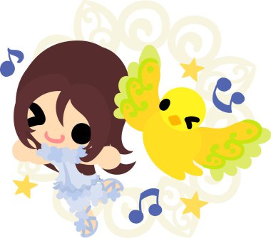 Küçük kızlar ve gizemli kuşlar