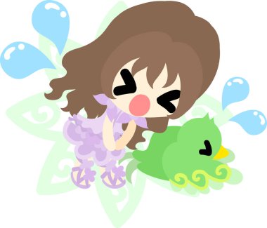 Küçük kızlar ve gizemli kuşlar