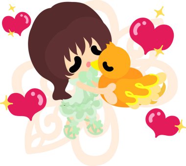 Küçük kızlar ve gizemli kuşlar