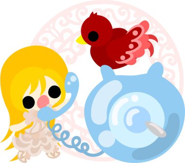 Küçük kızlar ve gizemli kuşlar