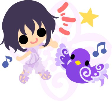 Küçük kızlar ve gizemli kuşlar