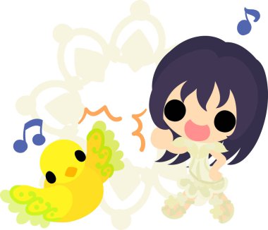 Küçük kızlar ve gizemli kuşlar