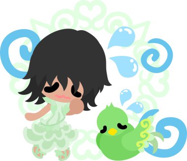 Küçük kızlar ve gizemli kuşlar