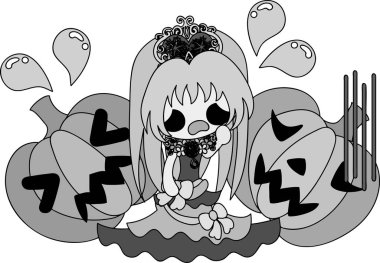 Cadılar Bayramı illüstrasyon