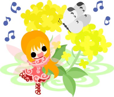 Güzel peri ve güzel brassica