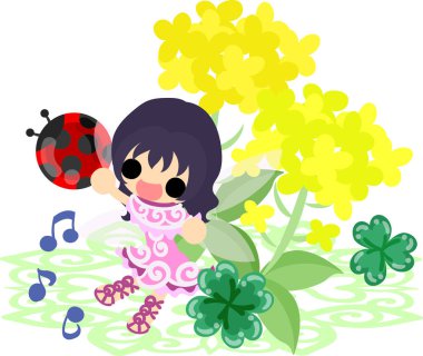 Güzel peri ve güzel brassica