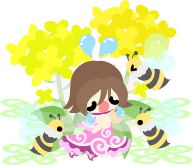 Güzel peri ve güzel brassica